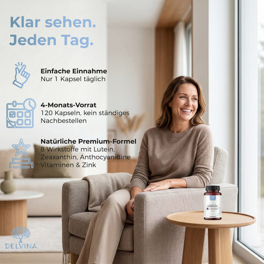 Delvina Augen Vitamine Anwendung und Dosierung