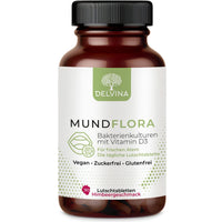 Delvina MundFlora Lutschtabletten Himbeere Produktbild