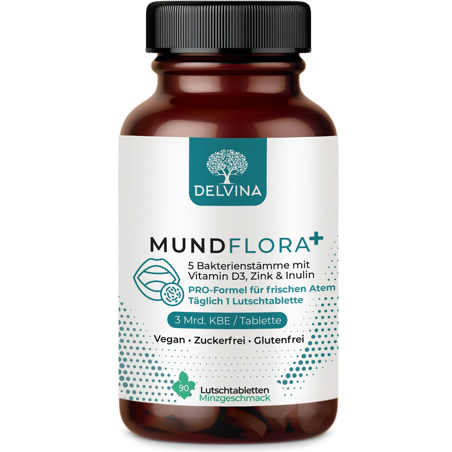 Delvina MundFlora+ PRO 90 Lutschtabletten Produktbild