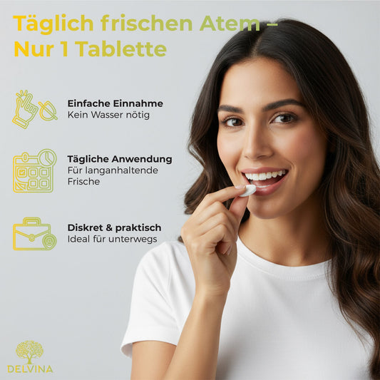 Delvina MundFlora Jahresvorrat Anwendung und Dosierung