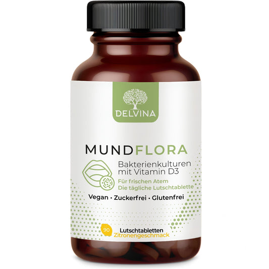 Delvina MundFlora Lutschtabletten Zitrone hauptbild